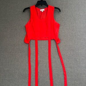 Cameo crop top Red  size 4
